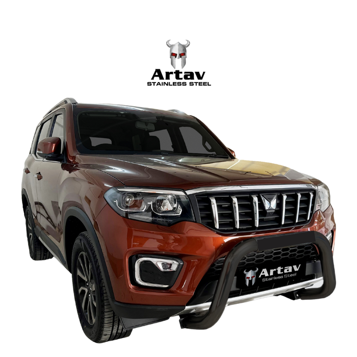 Artav | Mahindra Scorpio N Black Nudge Bar