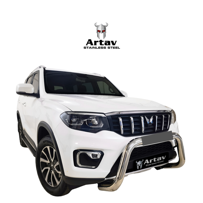 Artav | Mahindra Scorpio N Stainless Steel Nudge Bar