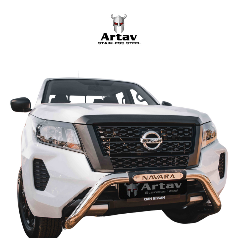 Artav | Nissan Navara D23 Facelift Stainless Steel Nudge Bar