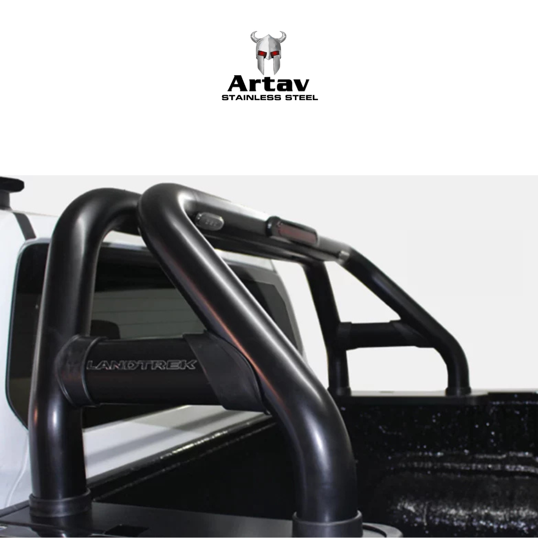 Artav | Peugeot Landtrek Black Stainless Steel Sports Bar Double
