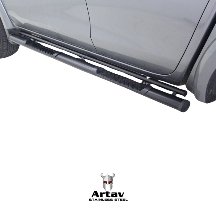 Artav | LDV T60 Side Steps Double Cab Black (ELITE Model)