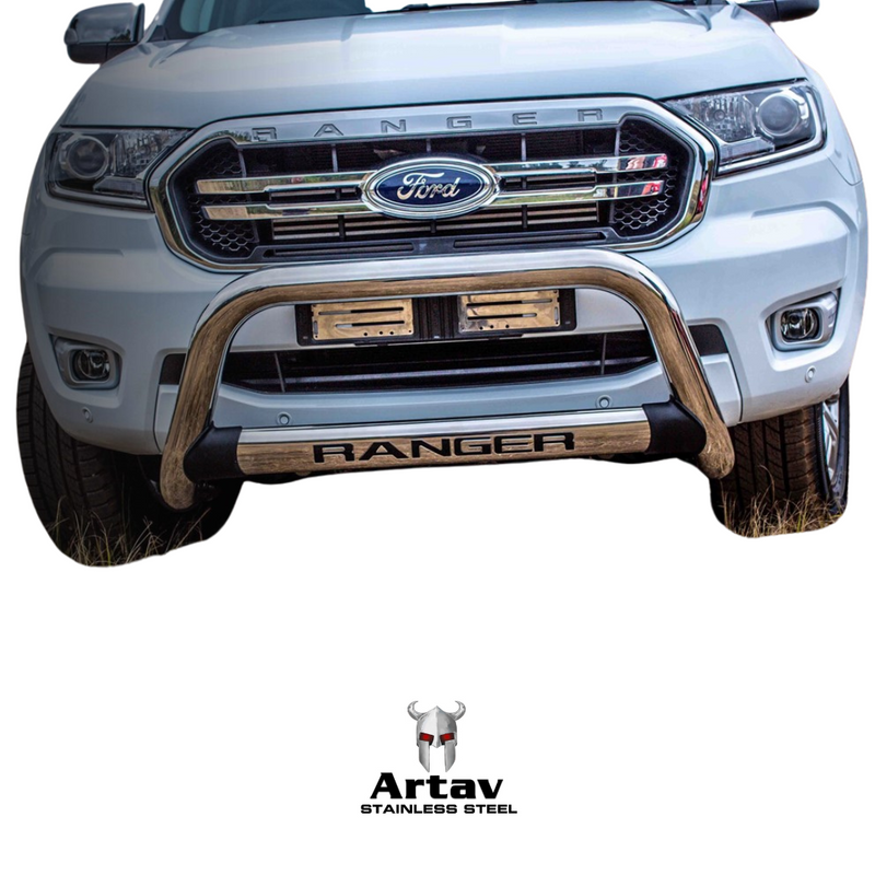 Artav | Ford Ranger Stainless Steel Nudge Bar