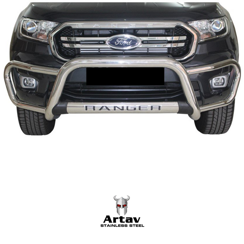 Artav | Ford Ranger T6 Facelift Stainless Steel Tri Bumper