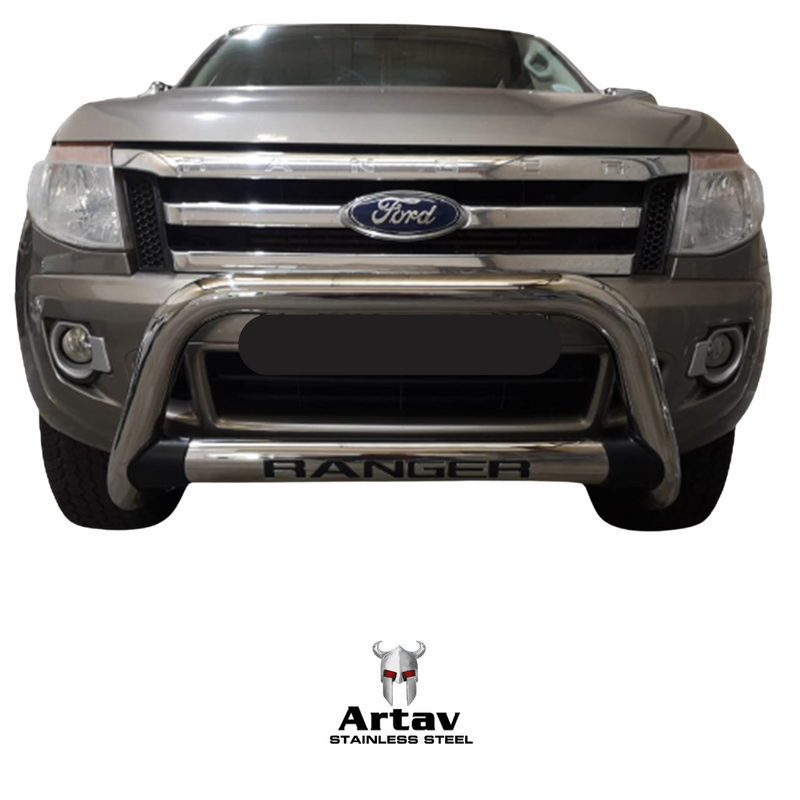 Artav | Ford Ranger T6 Stainless Steel Nudge Bar