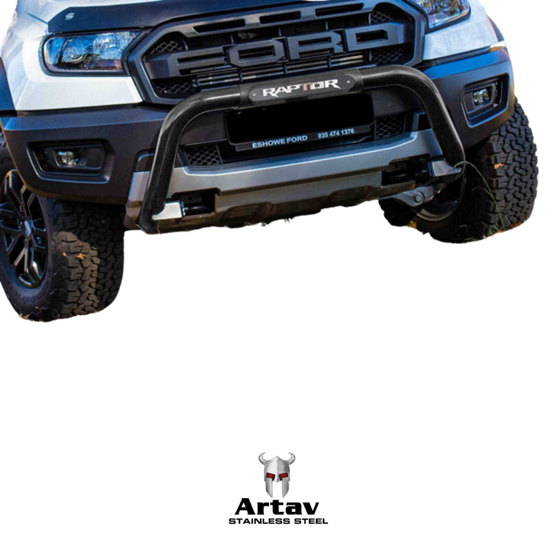 Artav | Ford Raptor Black Stainless Steel Nudge Bar 2019-2022