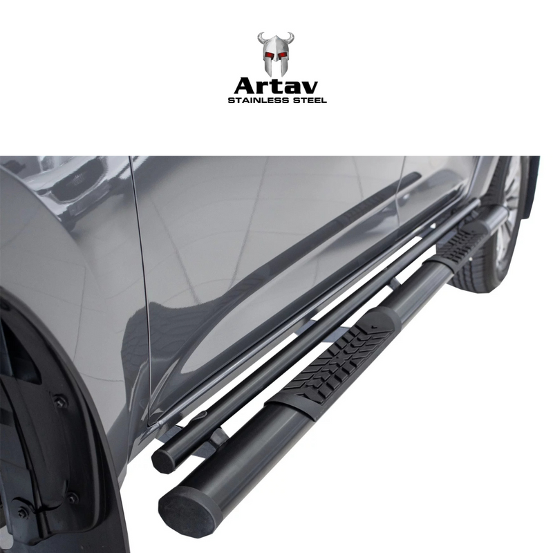 Artva | Mazda BT50 Black Stainless Steel Double Cab Side Steps 2021+
