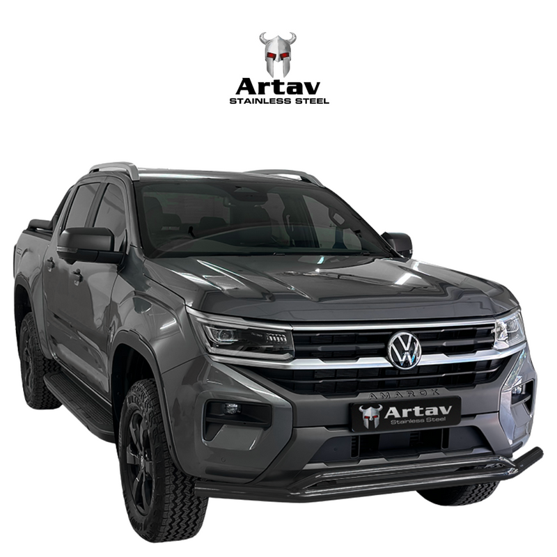 Artav | VW Amarok 2023+ Black Stainless Steel Front Styling Bar
