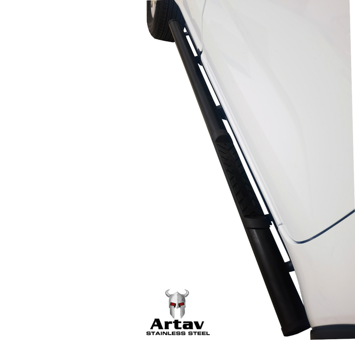 Artav | Side Steps Single Cab Black Suitable for New VW Amarok