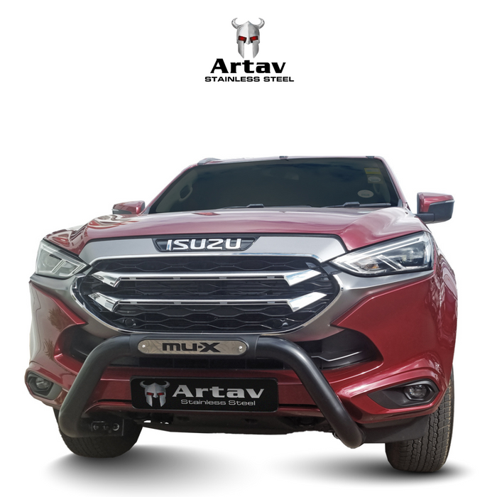 Artav | Isuzu MU-X PDC Nudge Bar Black w Branded Injection Mould 2022+