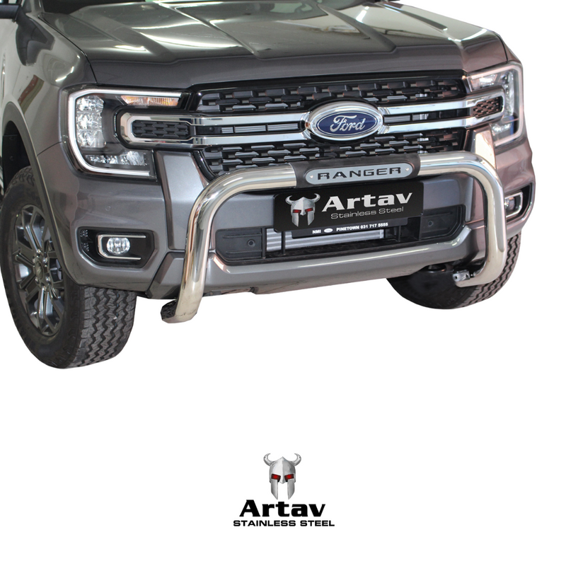 Artav | Ford Ranger Next Gen PDC Stainless Steel Nudge Bar