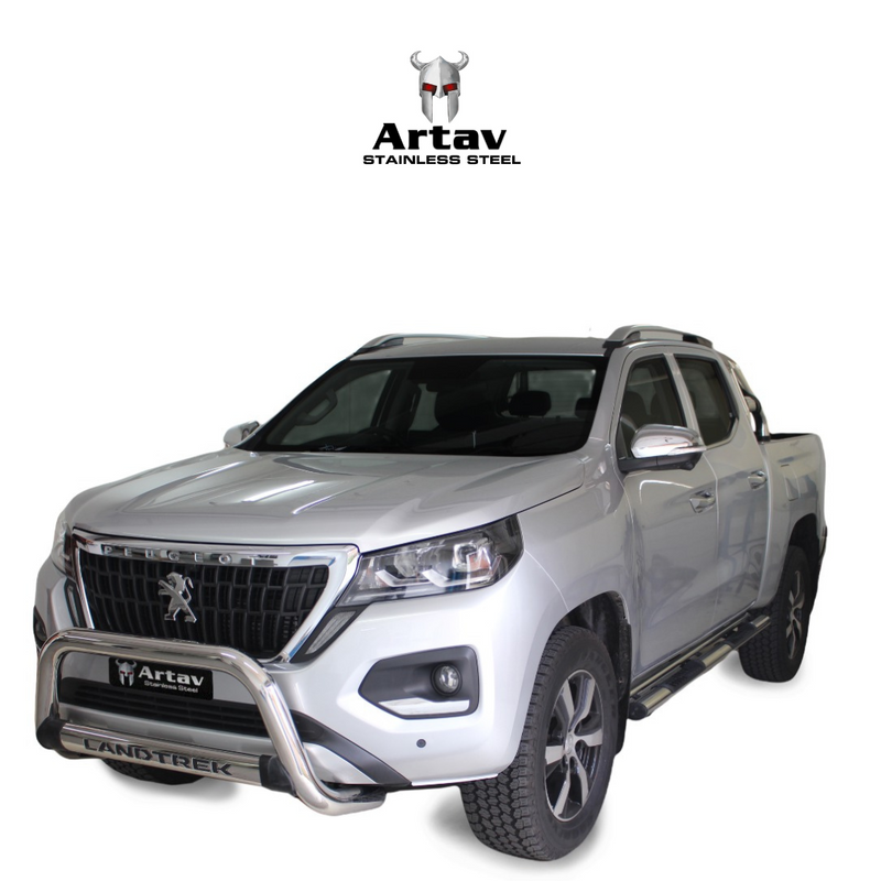 Artav | Peugeot Landtrek Stainless Steel Nudge Bar (Fits DC & SC Models)