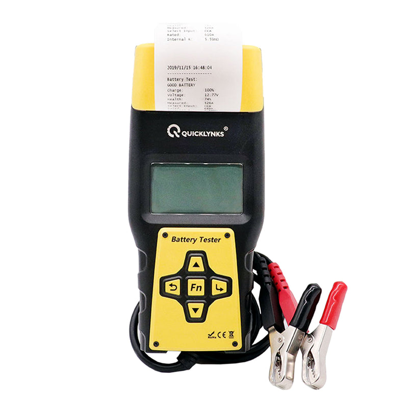 CS 12V Vehicle Battery Tester with Printer