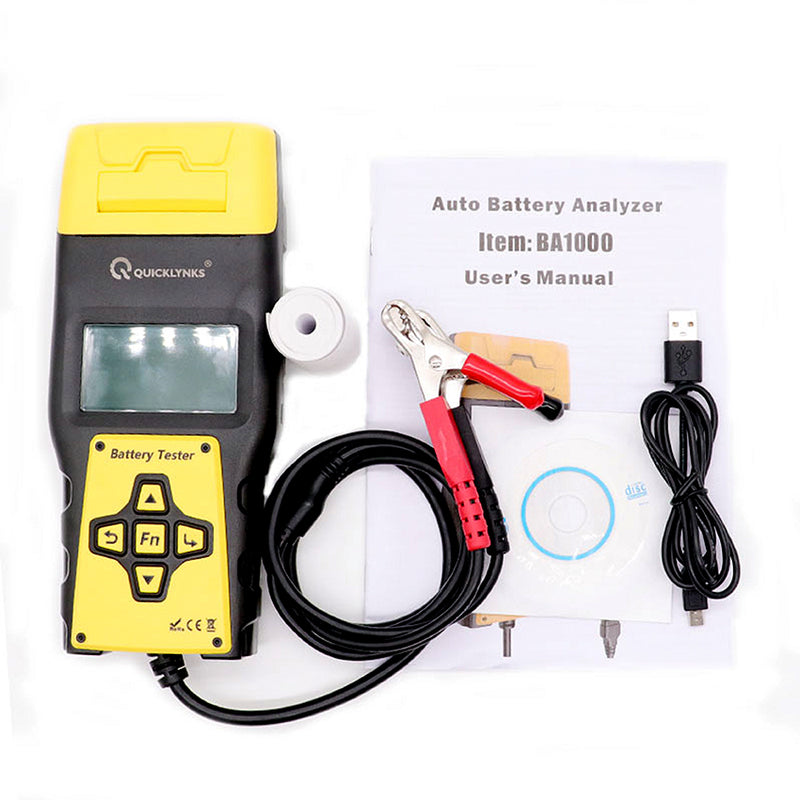 CS 12V Vehicle Battery Tester with Printer
