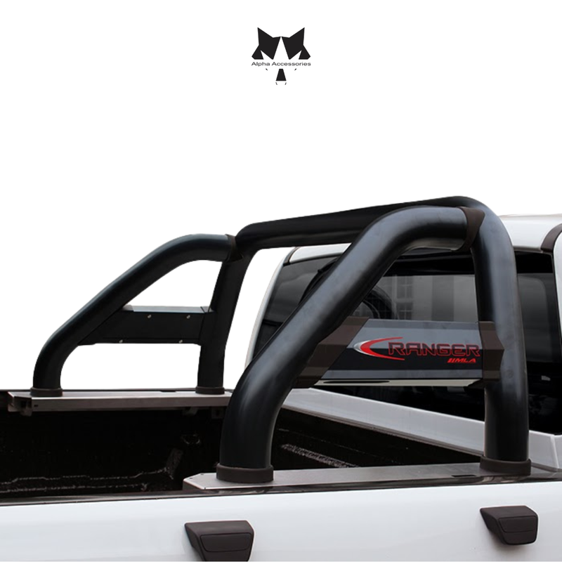 Maxe | MLA Ford Ranger T6/T7 2012-2015 Stainless Steel Sportsbar with Side Tubes