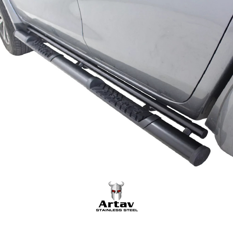 Artav | Isuzu DMAX  Double Cab Black Side Steps 2013 - 2021