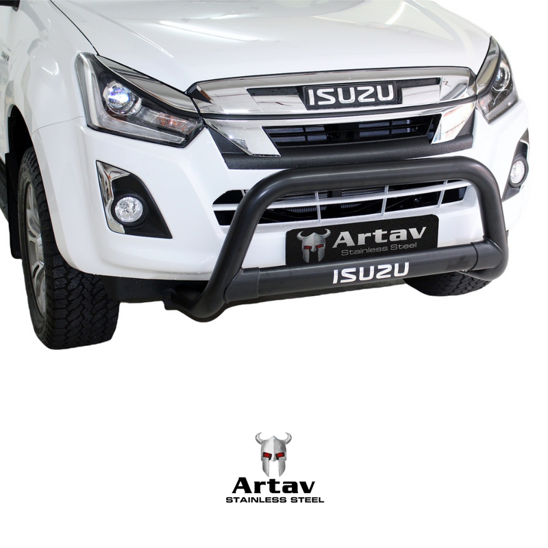 Artav | Isuzu RT50 & RT85 Black Nudge Bar (2013 - 2021)