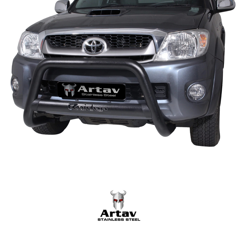 Artav | Toyota Hilux Black Stainless Steel Nudge Bar 2011-2015