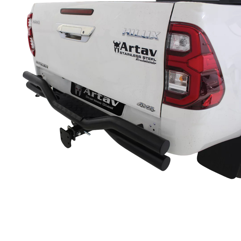 Artav | Toyota Hilux 2016+ Black Rear Step (Towbar Excluded)