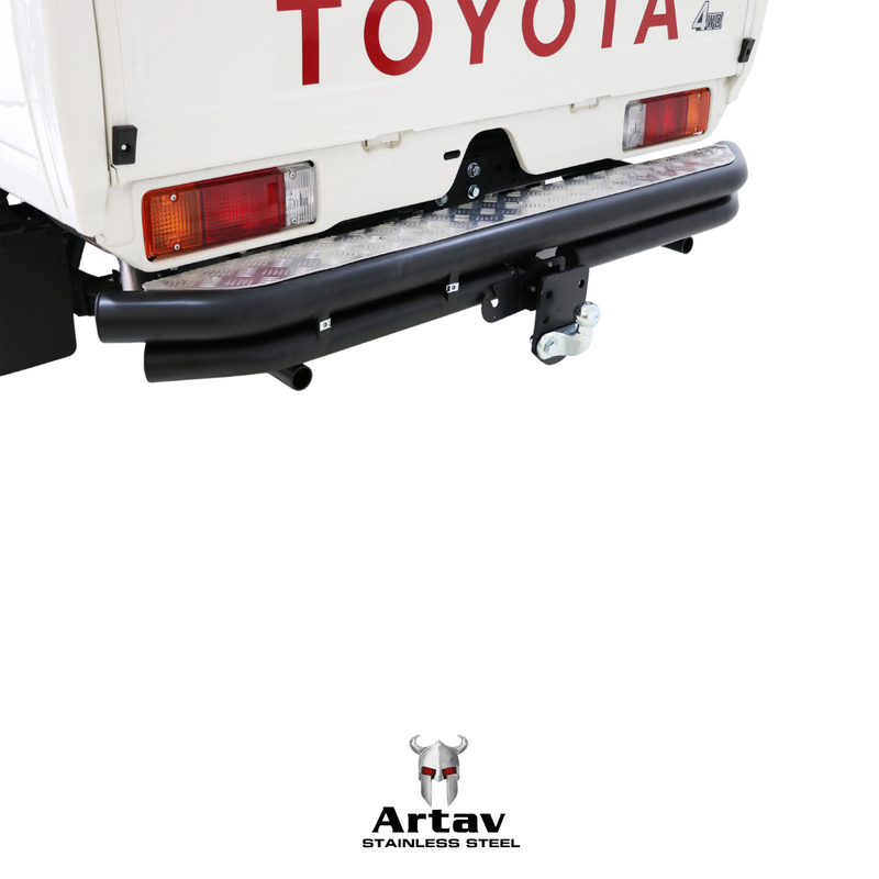 Artav | Toyota Land Cruiser 70 Series 2007+ Black Rear Step