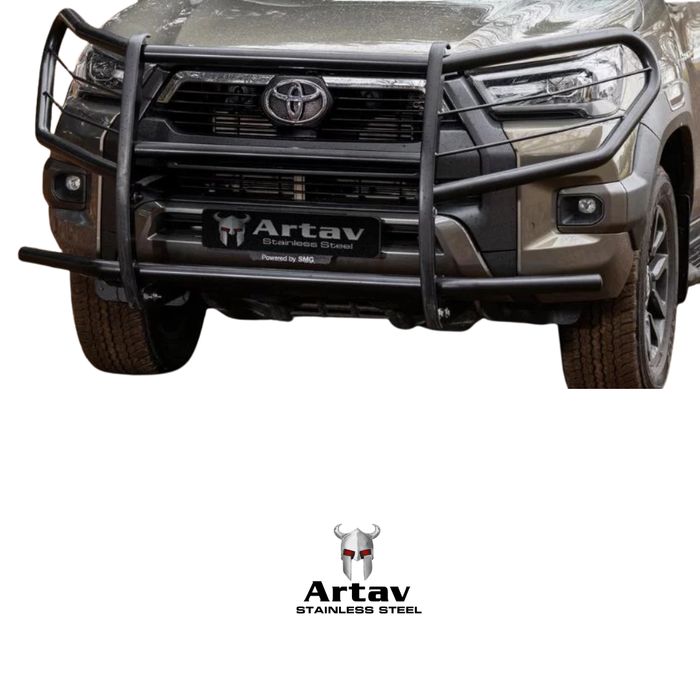 Artav | Toyota Hilux GD6 Facelift Headlight Wrap Around / Bush Bar (Brackets Included)