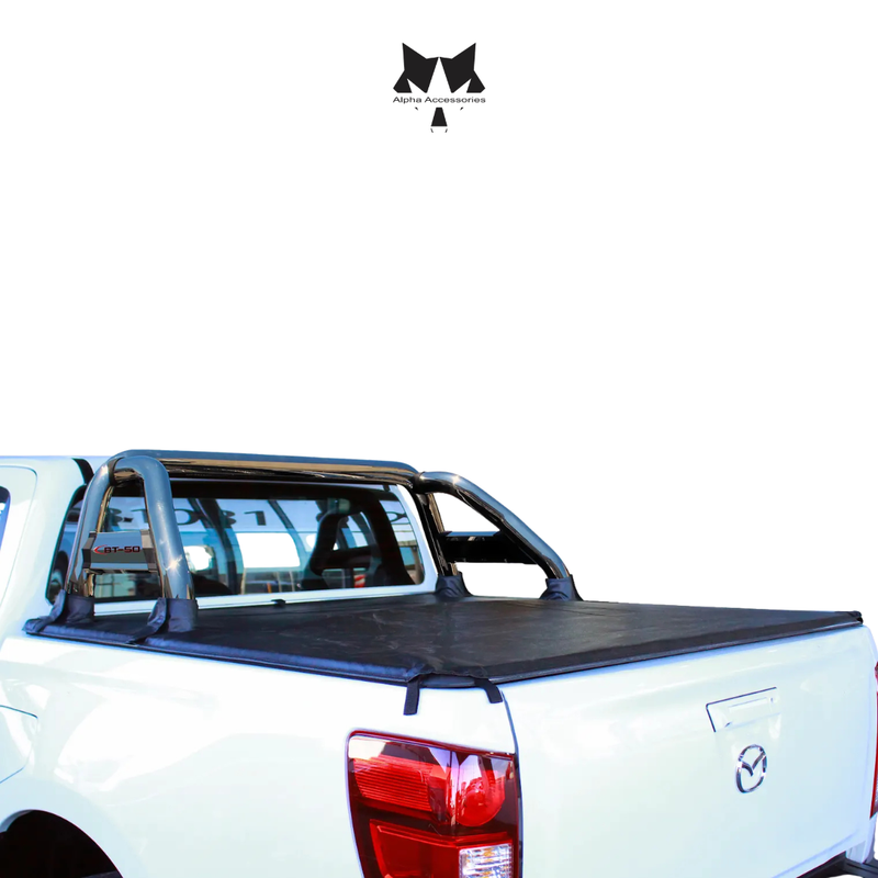 Maxe | MLA Mazda BT-50 2021+ D/C Stainless Steel Sportsbar with side tubes