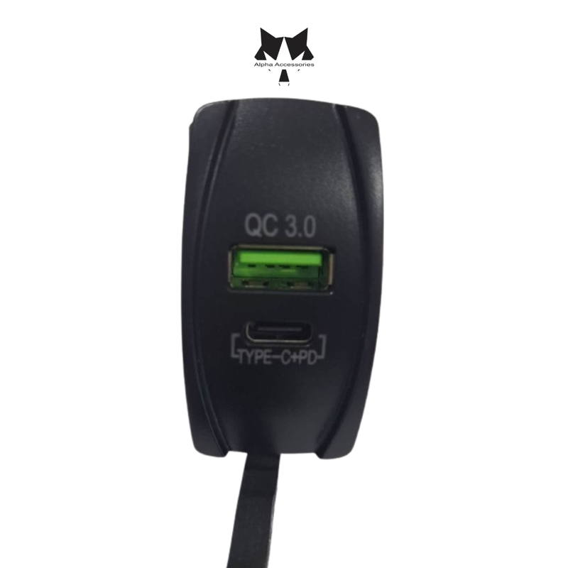 Lumeno | C-Type + QC3 Charger