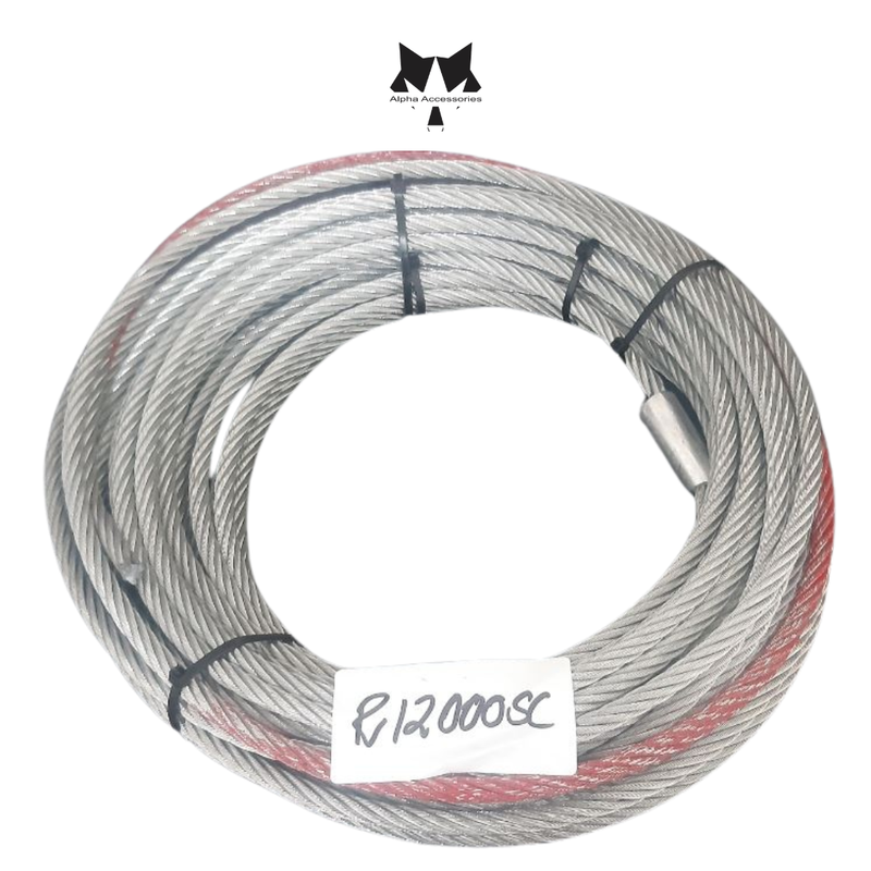 Runva | Steel Cable for 10000/ 12000/ 13000LBS Winch (10.2mm x 25.5m)