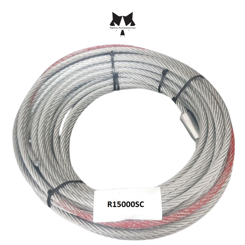 Runva | Steel Cable for 15000LBS Winch (11mm x 25.5m)