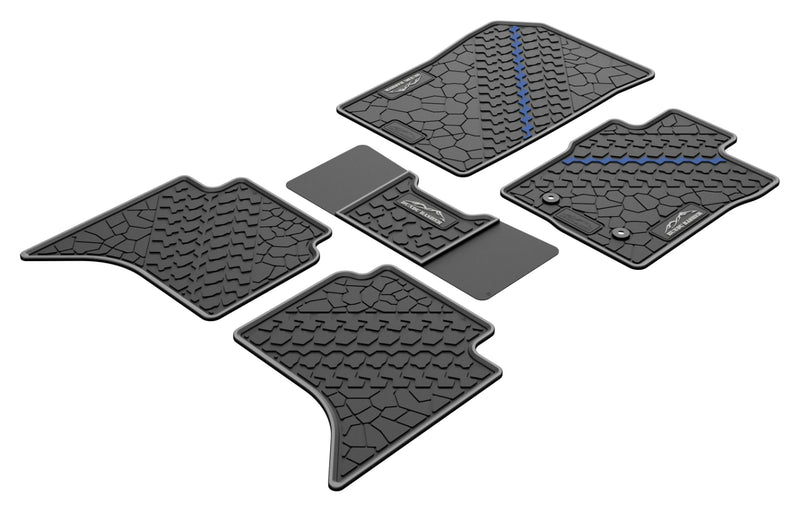 Next Gen Ford Ranger Bundu Basher Interior Rubber Mats