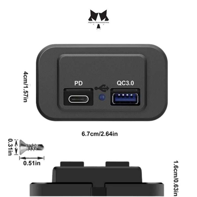 Lumeno | Panel Mount Charger