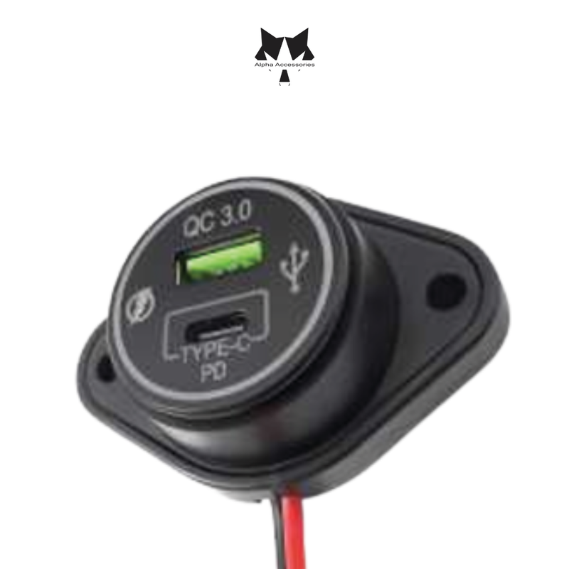 Lumeno | QC3 + C-Type Charger