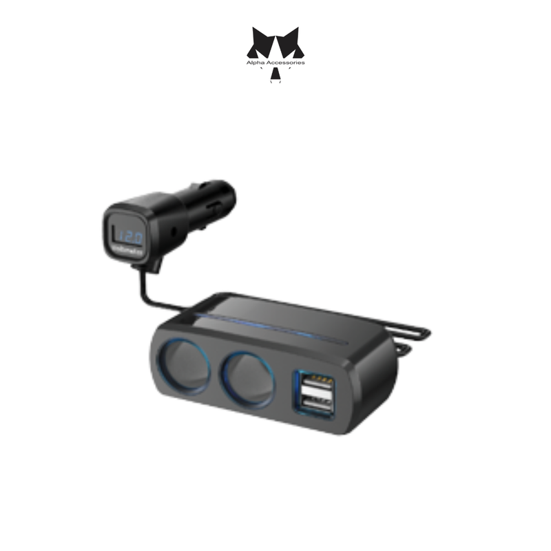 Lumeno | 80W Charging Console & Volt Meter