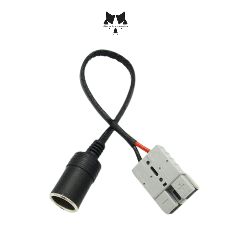 Lumeno | Female Lighter Socket to 50Amp Grey Square Connector