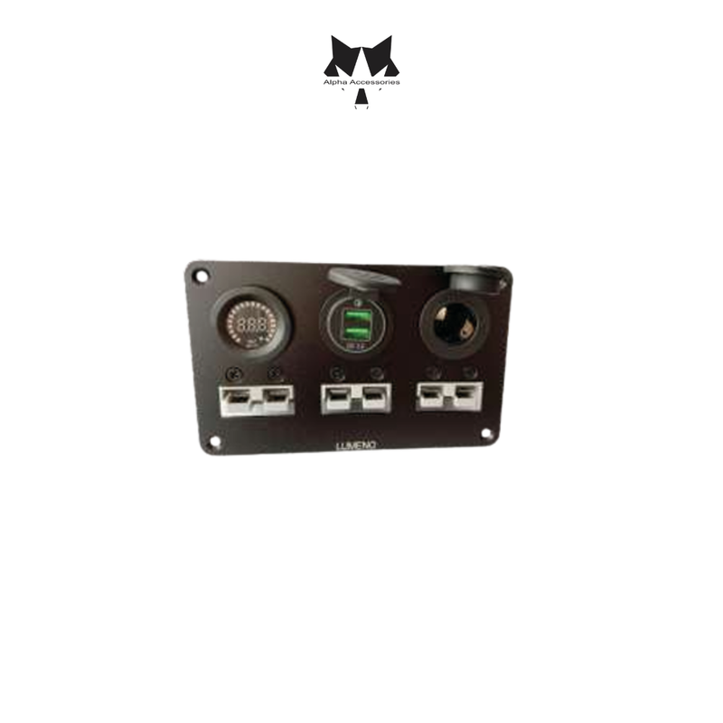 Lumeno | Triple Square Connector Panel