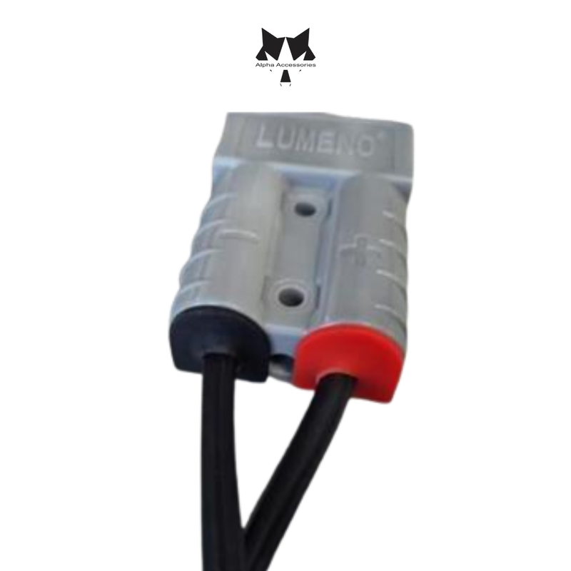 Lumeno | Square Connector Plug (BLACK & RED)