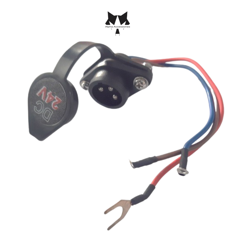 Runva | 12V Plug for Winch Control Box With Pins (Located on the control box for the plug in remote)