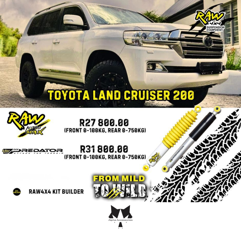 Raw4x4 | Toyota Land Cruiser 200 2007+ Suspension Upgrade