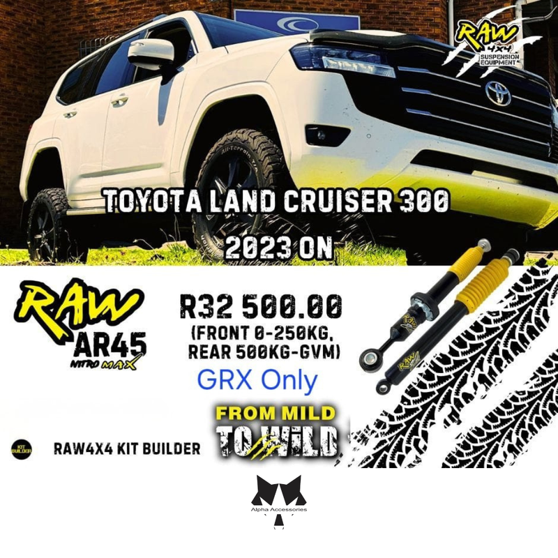 Raw4x4 | Toyota Land Cruiser 300 GX-R ONLY 2023+Suspension Upgrade