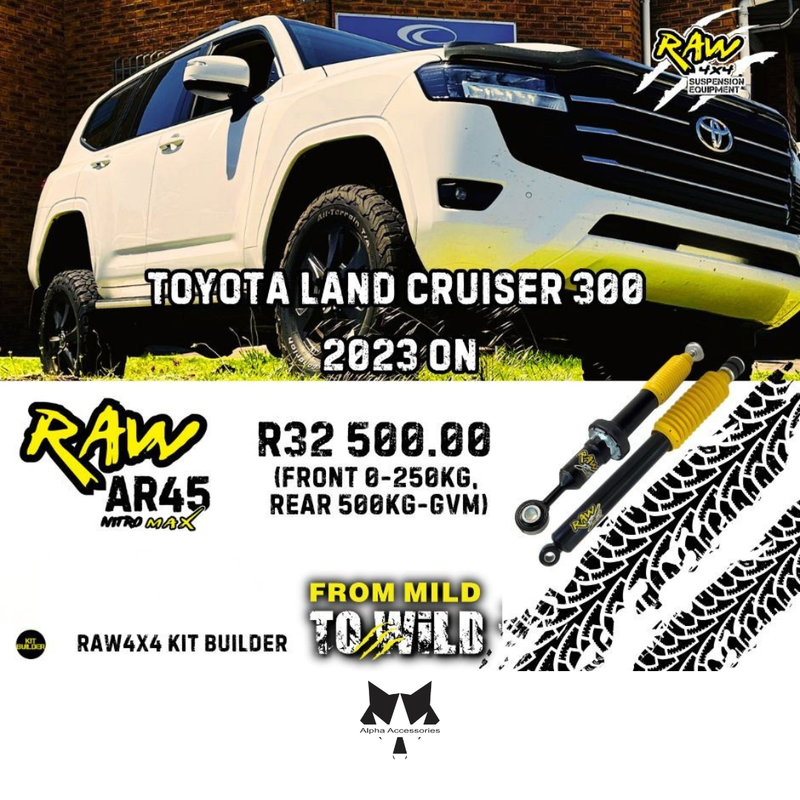 Raw4x4 | Toyota Land Cruiser 300 2023+ Suspension Upgrade