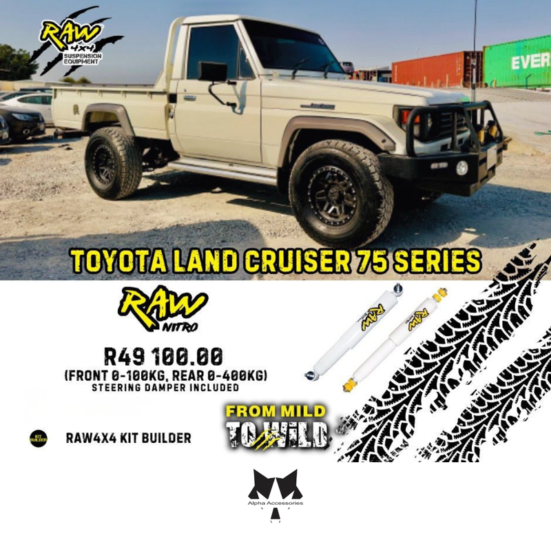 Raw4x4 | Toyota Land Cruiser 75 Series 1984 - 1999 Suspension Upgrade