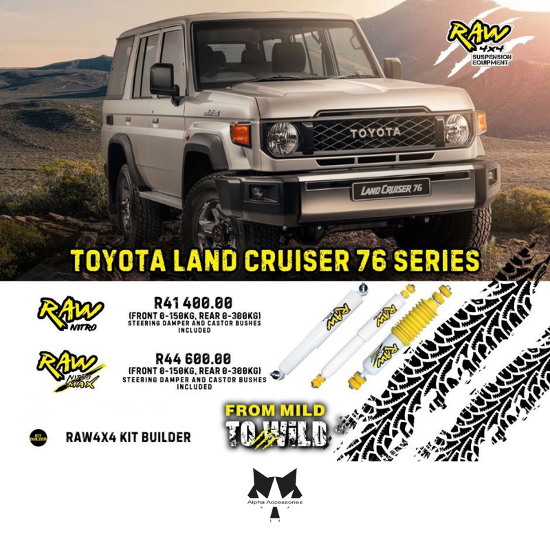 Raw4x4 | Toyota Land Cruiser 76 Series 2007+ Suspension Upgrade