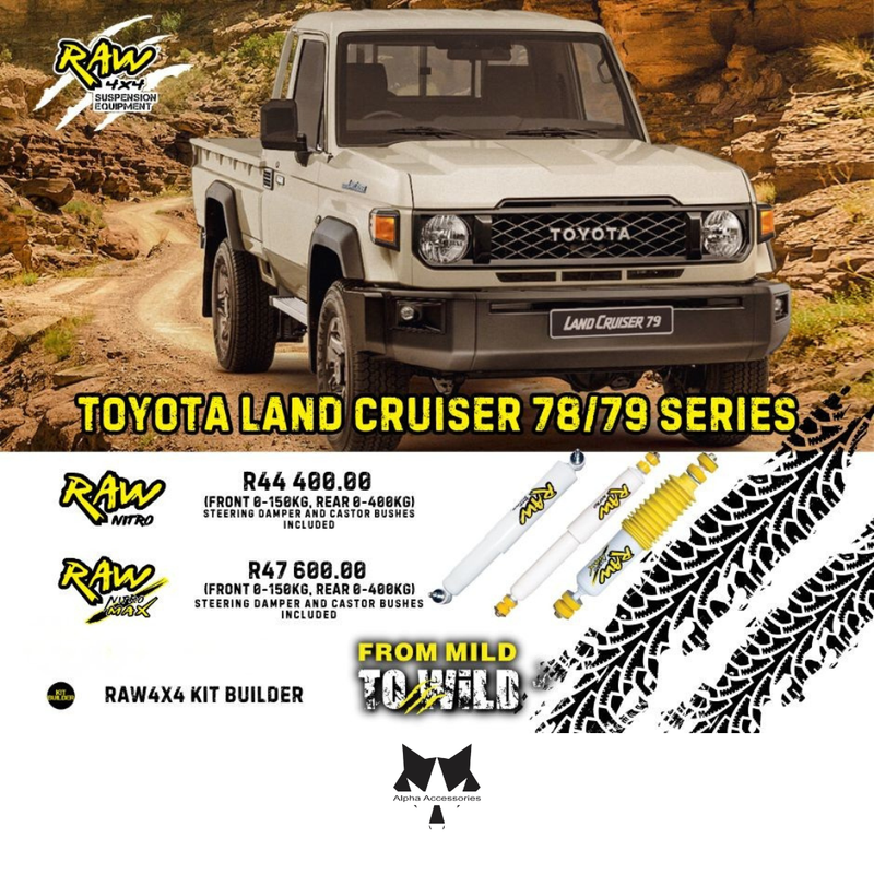 Raw4x4 | Toyota Land Cruiser 78/79 Suspension Upgrade