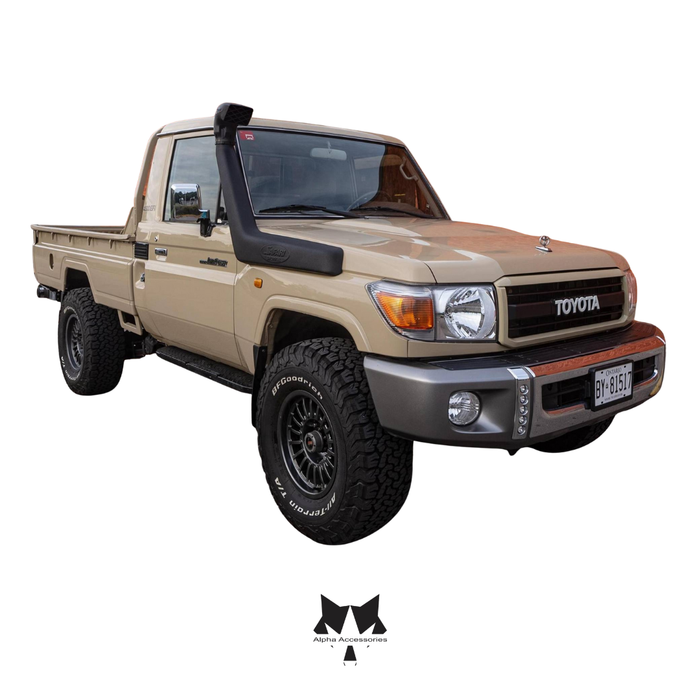 Runva | Toyota Landcruiser 79 Series D/C Pick Up 2007+ Twisted Side Steps Full Length