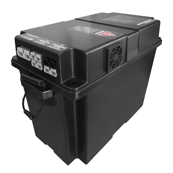 Battery Box ABS plastic multi-ports colour display hold down strap kit ...