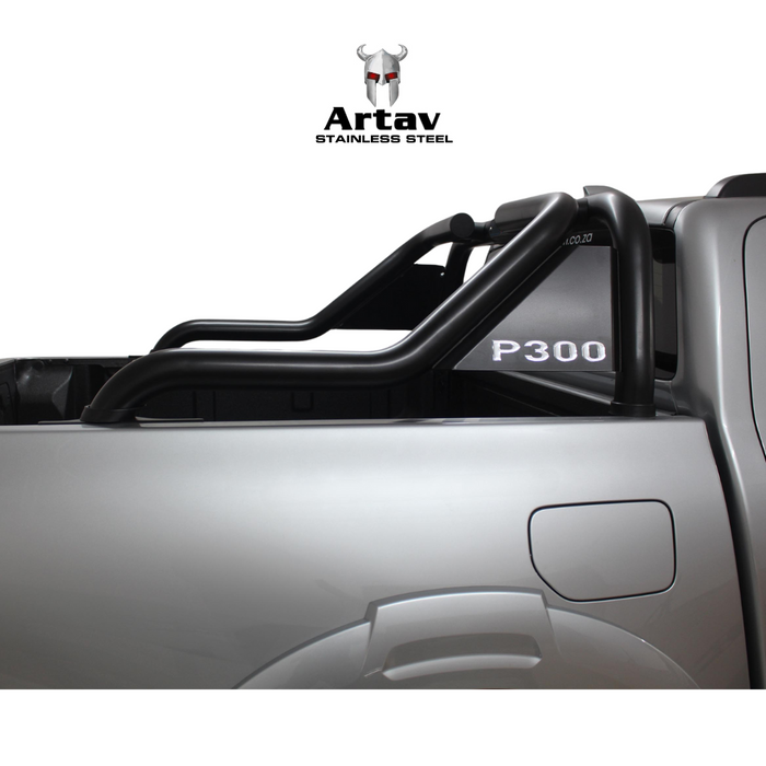 Artav | GWM P300 Sweep Back Sports Bar Double Cab Stainless