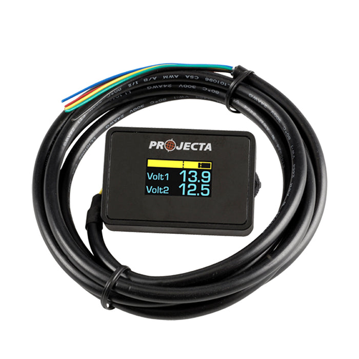 PROJECTA 12/24V Dual Battery Volt Meter
