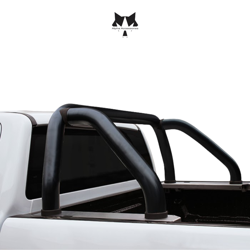 Maxe | Isuzu D-Max & KB Gen 6 Black Stainless Steel Fleet Sports Bar (No side plates)