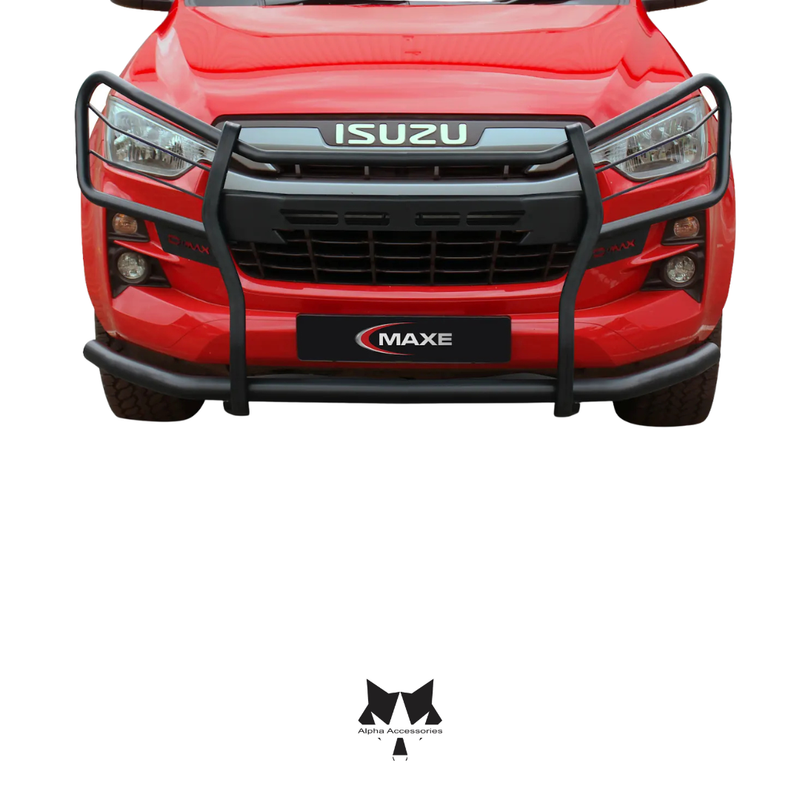 Maxe | Isuzu D-Max Gen 7 Black Coated Stainless Steel Fullface Bullbar