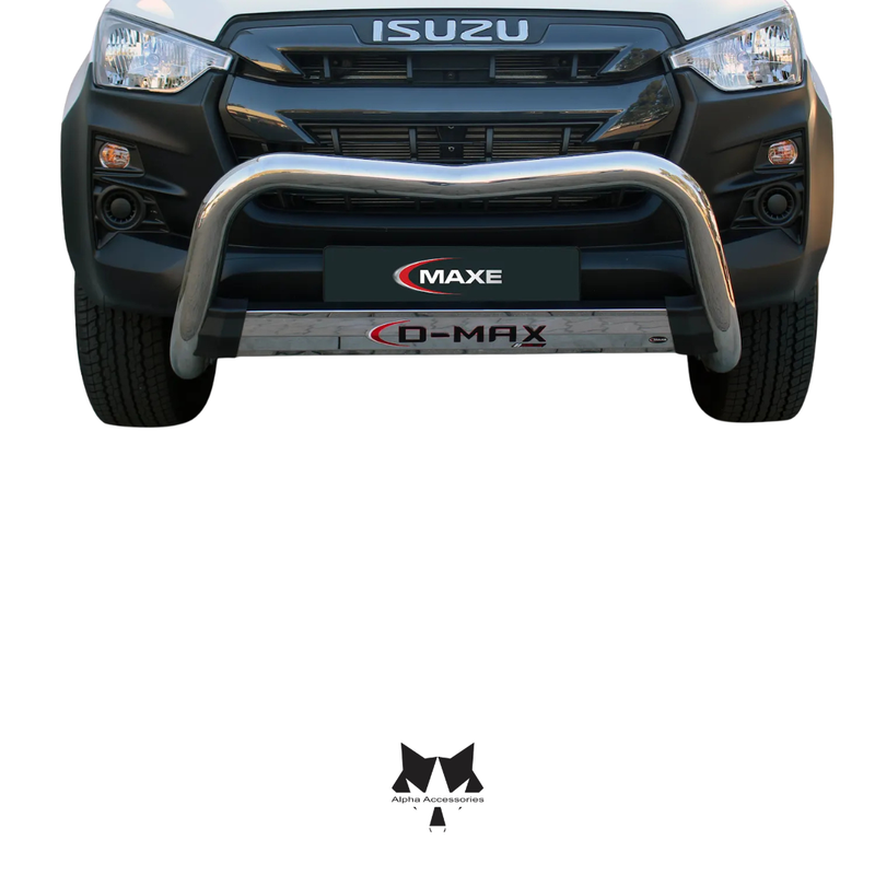 Maxe | Isuzu Isuzu D-Max Gen 7 2021+ Stainless Steel MLA design Nudge Bar