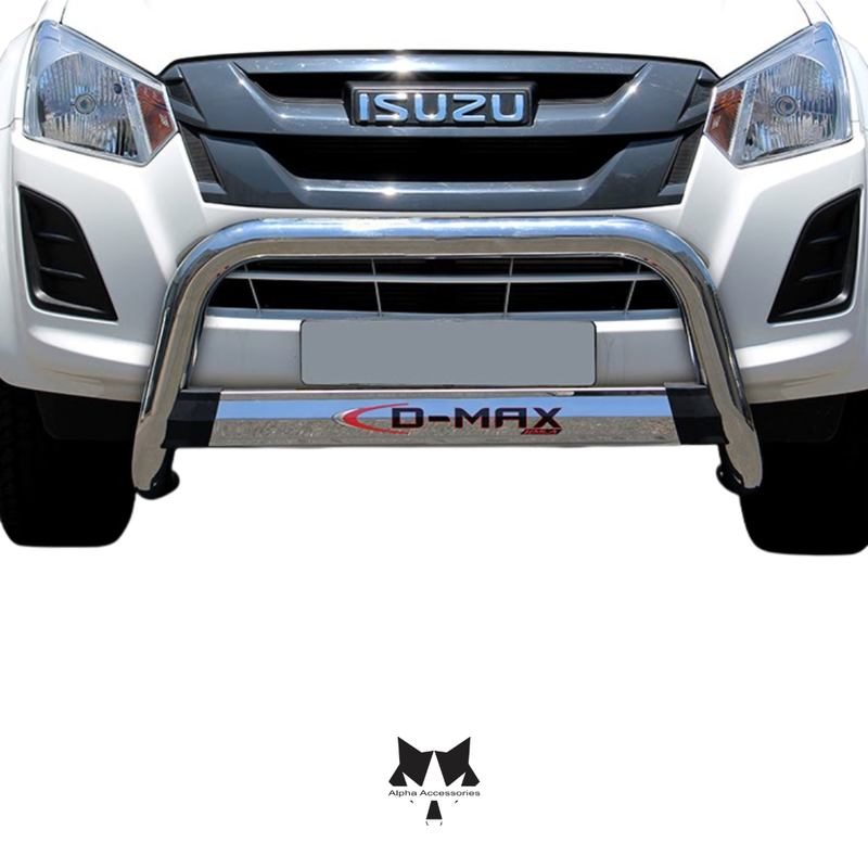Maxe | Isuzu D-Max & KB Gen 6 Stainless Steel MLA design Nudge Bar